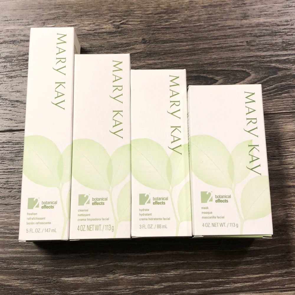 Mary Kay botanical effects 4 piece normal skin